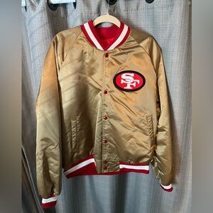 Vintage San Francisco 49ers Locker Line Good Satin Jacket Size XL